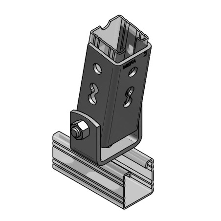 Piastra Snodata per Binari L=45mm ZnNi (Conf 10pz)