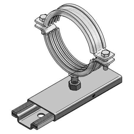 Slitta GL 100 1xM10 Inox A4