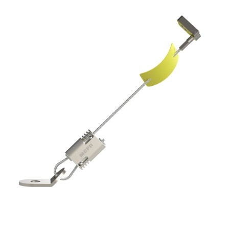 Kit Sistema Antisismico Giallo SB-W 3.0mm 3mt (Conf. 2pz)