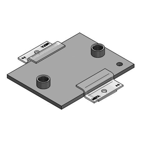 Slitta a Piatto 200x100x8 2x3/4"
