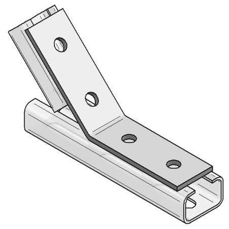 Squadretta 35/4 4-Fori 135° (Conf 50pz)