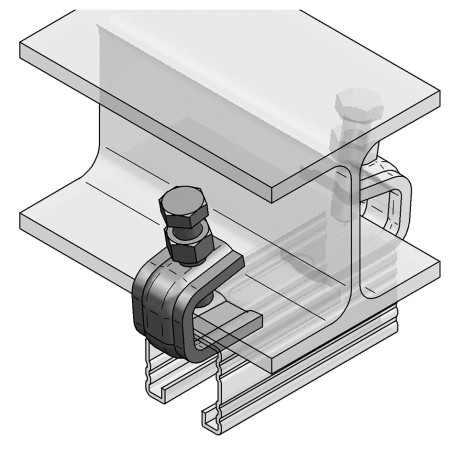 Morsetto per Profilato Binari 35/Stex 35/45 (Conf 20pz)