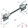 Morsetto per Trave Tipo D IV Verticale (Conf 5pz)