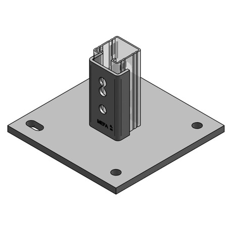 Piastra di Base Quadrata (Conf 5pz)