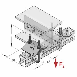 Set Morsetto Ancoraggio Binari 35/Stex 35 (Conf 20pz)