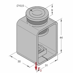 Elemento Antiacustico DHL M10 (Conf 50pz)