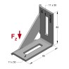 Nodo Triangolare OPTIMUM XLV 85x85 (Conf 25pz)