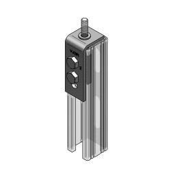 Terminale di Collegamento M10 45x45 (Conf 10pz)
