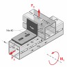 Angolare CENTUM 3 Fori XL100 Trasversale