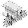 Set Morsetto Ancoraggio Binari 35/Stex 35 (Conf 20pz)