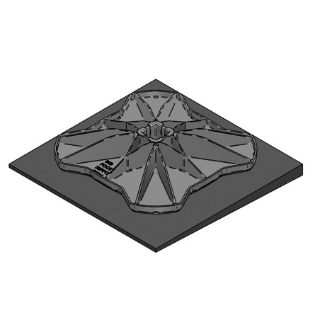 Base Gommata Inclinata Big Foot 450 2.5°