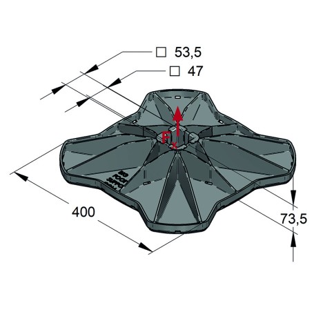 Elemento di Separazione Big Foot 450