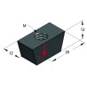 Dado a Cuneo con Filetto IG M8 (Conf 100pz)