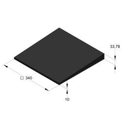 Base Gommata Inclinata Big Foot 305 4°