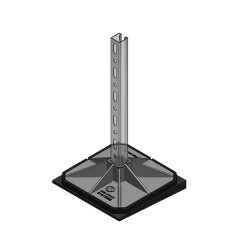 Base Gommata Inclinata Big Foot 305 4°