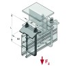 Set Morsetto Ancoraggio Binari 45x75/45x90 M12 (Conf 20pz)