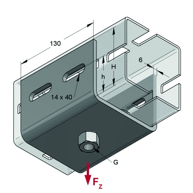 Connessione Filettata Doppia CENTUM XL100 M16