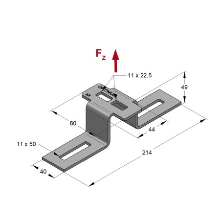Adattatore OPTIMUM XLV M10x40 (Conf 10pz)
