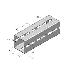 Profilo CENTUM XL 80 fsv L=6 mt (6 mt)