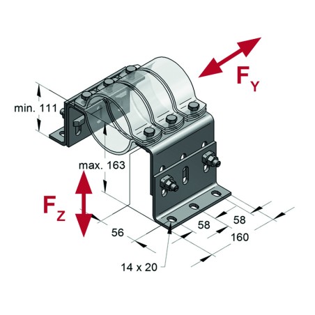 Supporto Punto Fisso HV2 fsv