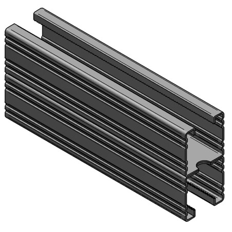 Binario Doppio 45/90/1.5 L=6 RAL fbv (Imballo 180mt)