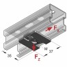 Piastra Filettata GP Stex 35 M8 (Conf 50pz)