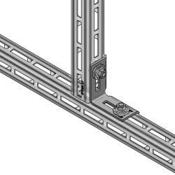 Angolare 2 Asole OPTIMUM XLV 85x85 (Conf 25pz)