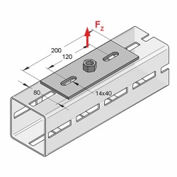 Piastra Filettata CENTUM M16