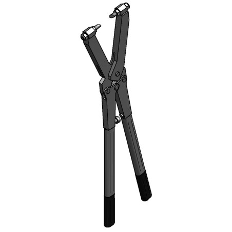 Pinza Foratrice per Lamiera 900mm. Completa