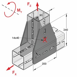 Piastra a T CENTUM XL100