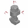 T-Lock Plus CENTUM M12x40 ZnNi (Conf 50pz)