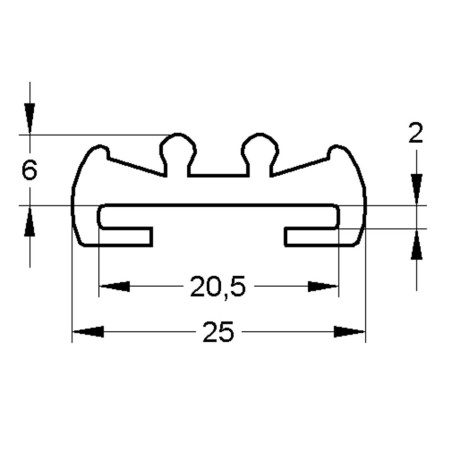 Profilo Isolante cG 20 6.0 (Rotolo 50mt)