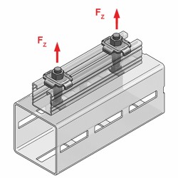 Connettore per Profili H=60mm