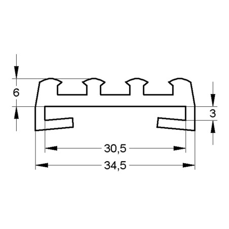 Profilo Isolante cS 30 6.0 (Rotolo 50mt)