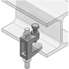 Morsetto TK con Foro per M16 (Conf 50pz)