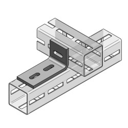 Angolare CENTUM 3 Fori XL80 Orizzontale