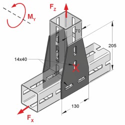 Piastra a T CENTUM  XL80