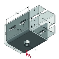 Connessione Filettata Doppia CENTUM XL120 M16