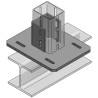Piastra per Travi CENTUM XL120 Tipo 2 Trasversale