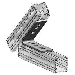 Angolare 40/5 4-Fori 45° (Conf 25pz)