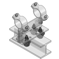 Set Punto Fisso LR per Supporto Scorrevole T (Set 4pz)