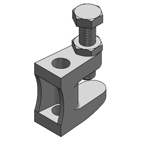 Morsetto TK con Foro per M12 (Conf 50pz)