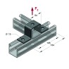 Piastra a U 45/45 Inox A4