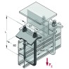 Set Morsetto M10 Inox A4 per Binari 90