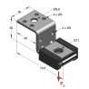 Supporto per Canali Z cG 73.5mm (Conf 50pz)