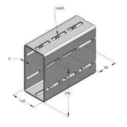 Profilo CENTUM XL 200 wst fsv L=8 mt