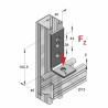 Angolare per Binario 40/5 3-Fori K ZnNi (Conf 50pz)