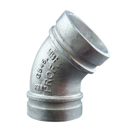 Curva 45° Zincata