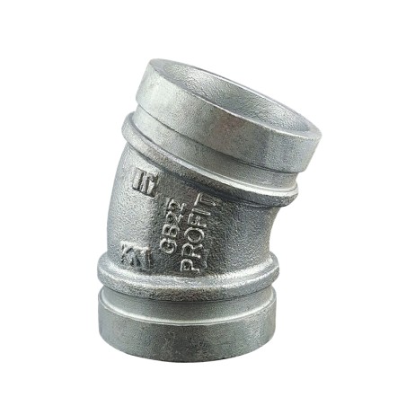 Curva 22,50° Zincata