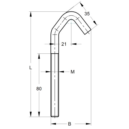 Curva di Scarico 90° Rossa